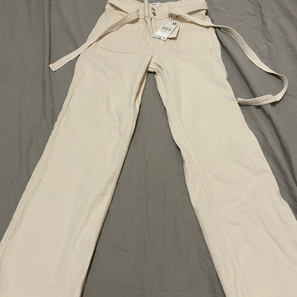 Mango High Waisted Bootcut Jeans